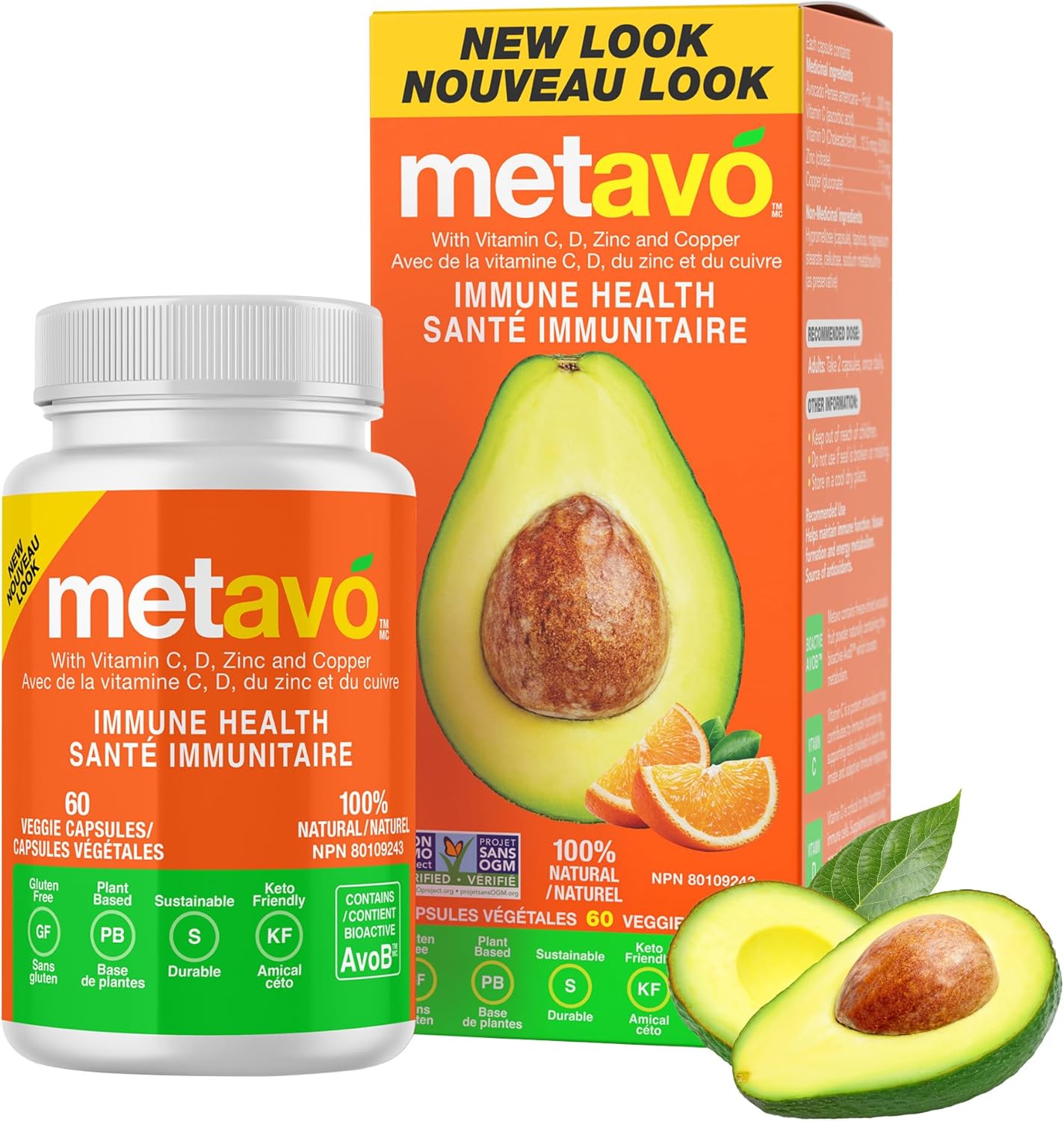 Metavo Immune Health - Natural Immune Support Supplement, Essential Zinc Supplements for Men & Women Enriched with Vitamin C, D & Copper, 60 Vegan Capsules, 30 Servings - Image 2