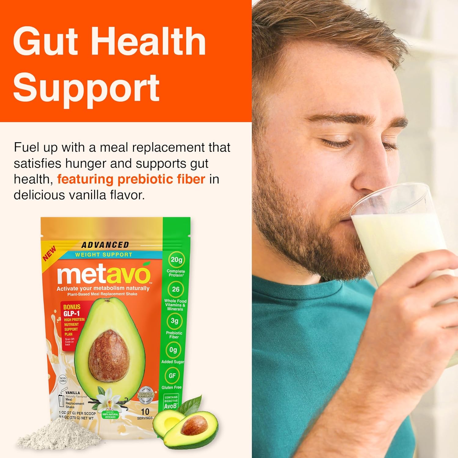 Metavo Advanced Weight Support Meal Replacement Vanilla - Image 7