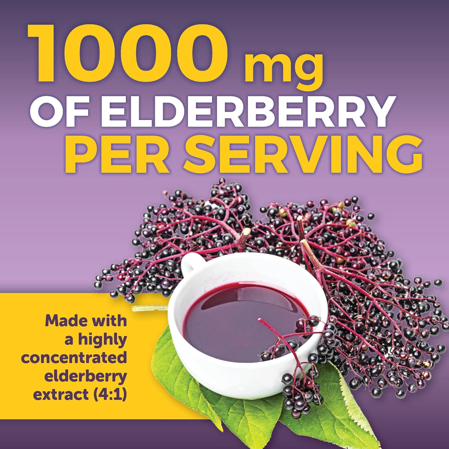 Viva Naturals Elderberry with Vitamin C and Zinc for Adults - 5 in 1 Sambucus Black Elderberry Capsules with Vitamin D3 5000 IU Immunity Supplement, Sambucus Elderberry Immune Support Supplement - Image 5