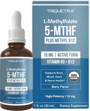 L Methyl Folate 15mg Plus Methyl B1...