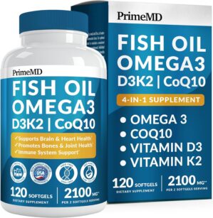 4-in-1 Fish Oil Omega 3 Fatty Suppl...