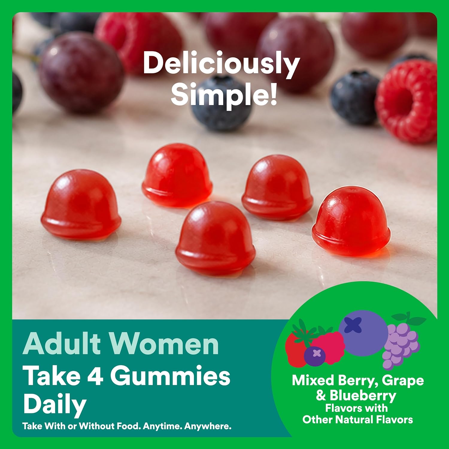 SmartyPants Organic Prenatal Vitamins for Women, Multivitamin Gummies: Biotin, Methylfolate, Omega 3 (ALA), Vitamin D3, C, Vitamin B12, B6, A, K2 & Zinc, Choline, Vegetarian, 120 Count (30 Day Supply) - Image 7