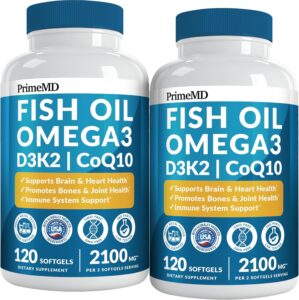 5-in-1 Fish Oil Omega 3 Supplements...