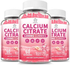 (3 Pack) Calcium Citrate Gummies 12...