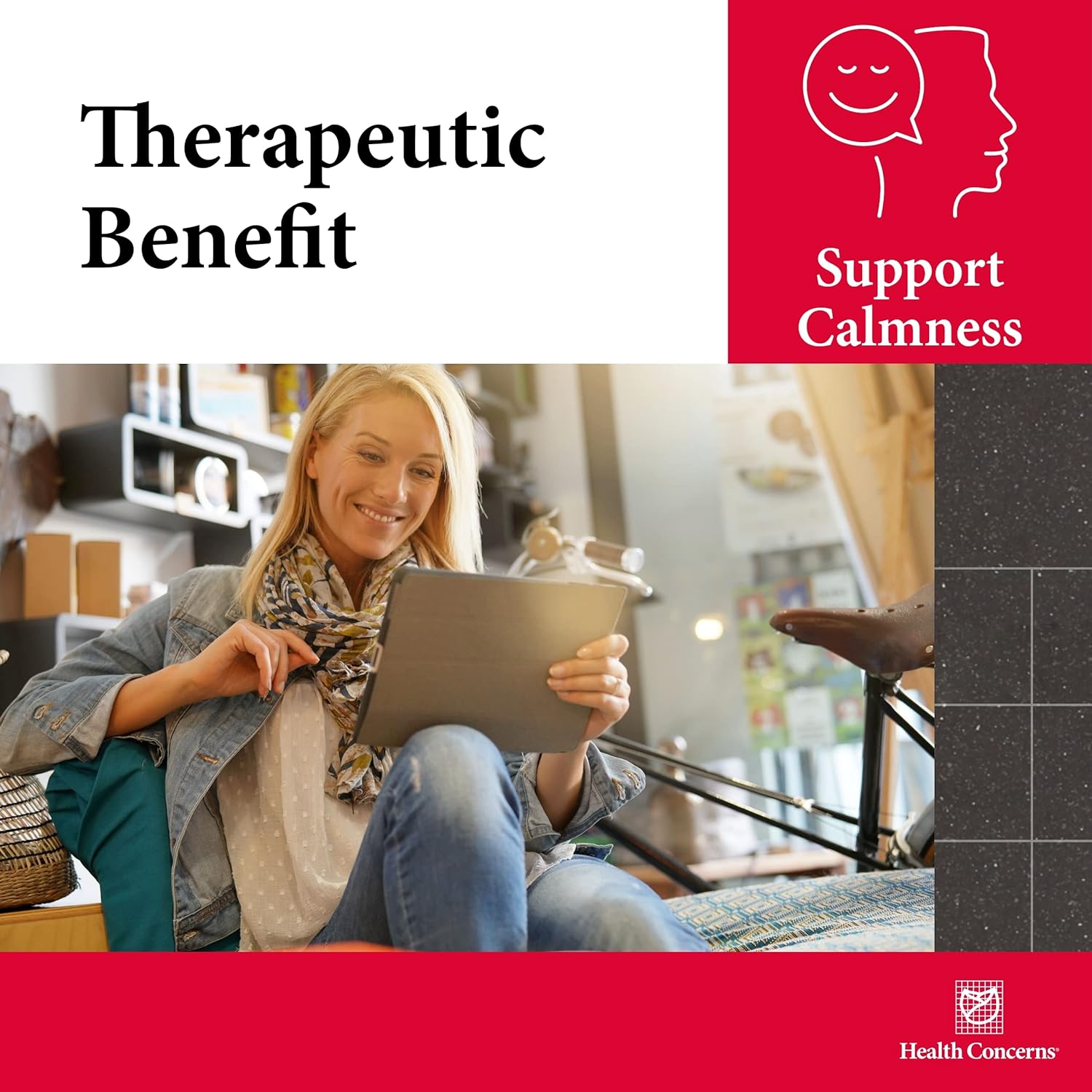 Health Concerns Calm Spirit - Stress Relief Supplement for Men & Women - Herbal Calming Support - Eases Tension & Nervousness - Magnesium, Hawthorn, Chinese Peony & Taurine - 90 Capsules - Image 5