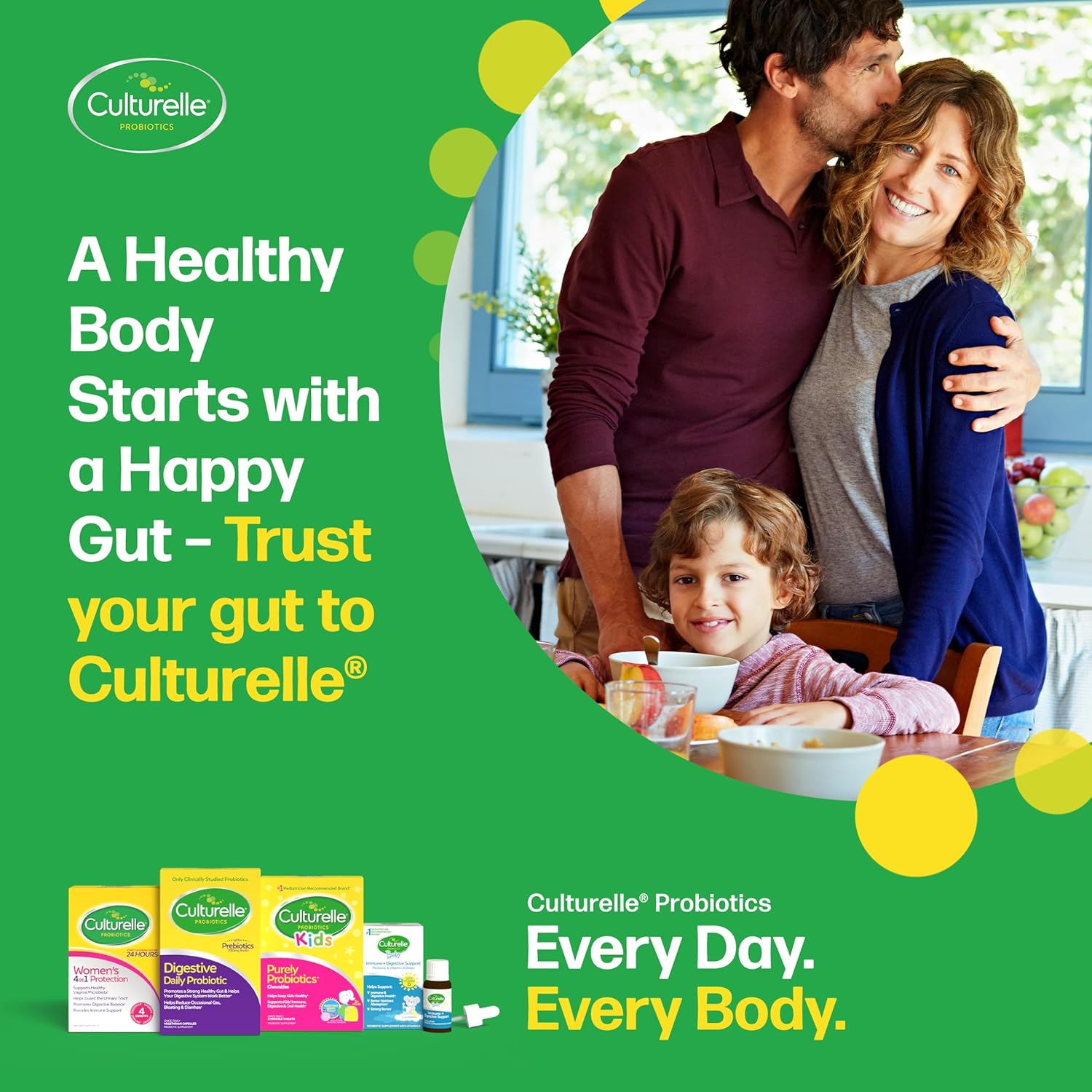 Culturelle Pro Strength Daily Probiotics For Digestive Health (2 Month Supply) with Prebiotics for Women & Men, Supports Occasional Diarrhea, Gas & Bloating, Gluten & Soy Free, 60 Count - Image 10
