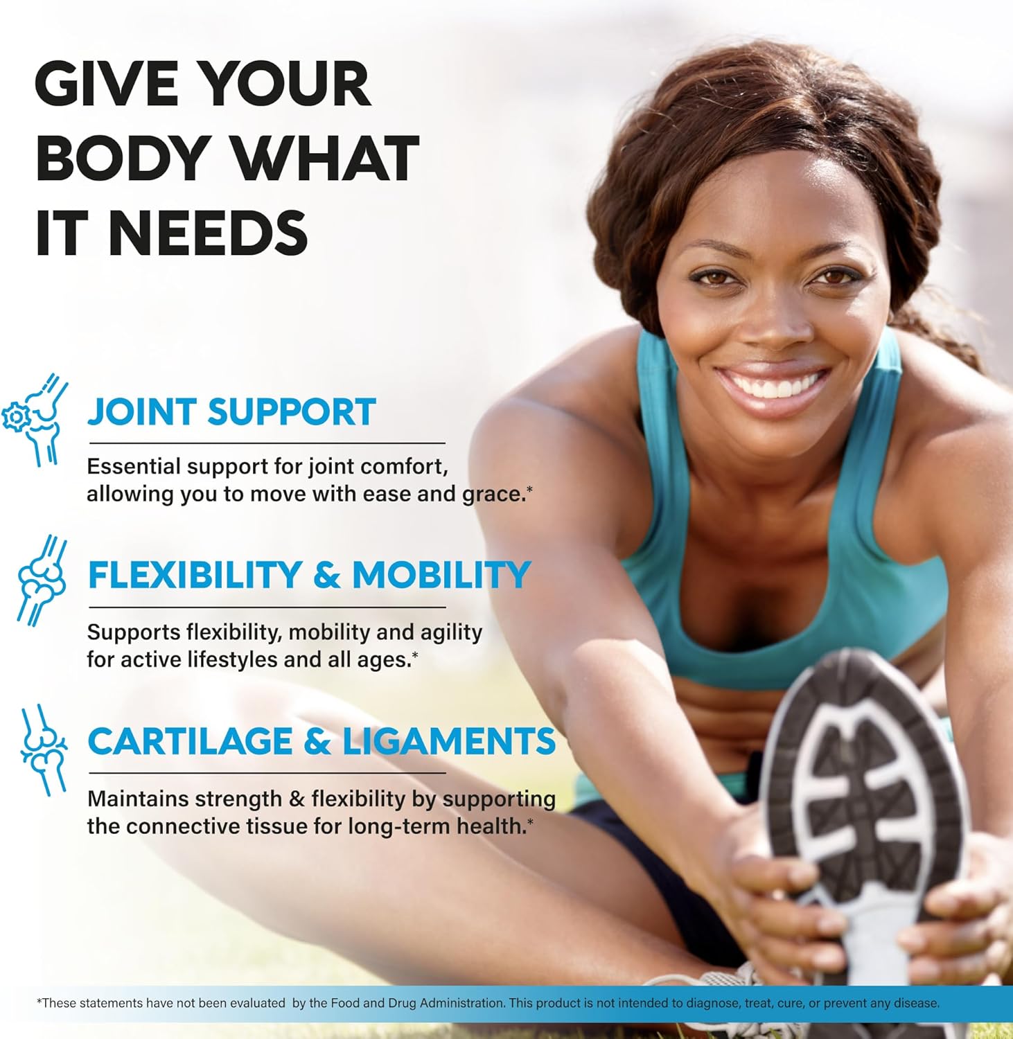 Glucosamine Chondroitin MSM Collagen | HSA | FSA Approved Product Items | Joint & Cartilage Support Supplement 2800 mg | Flexibility Nutritional Vitamins | Lab Tested | For Men & Women | 120 Capsules - Image 3