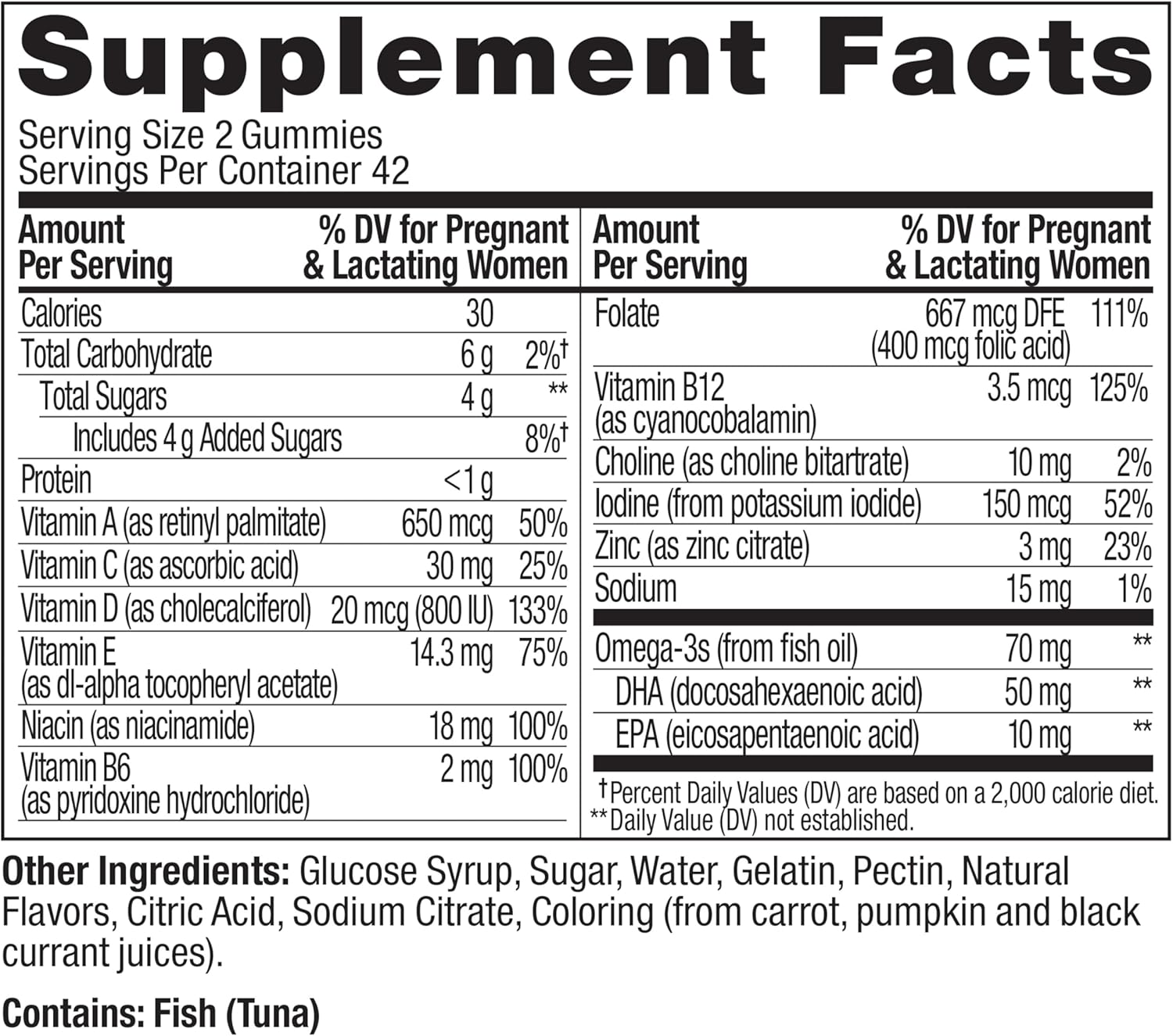 OLLY Prenatal Multivitamin Gummy, Daily Multi Blend for Mommy & Baby, Folic Acid, Omega 3 DHA, Vitamins A & D, Sweet Citrus Flavored, 42 Day Supply - 84 Count - Image 8