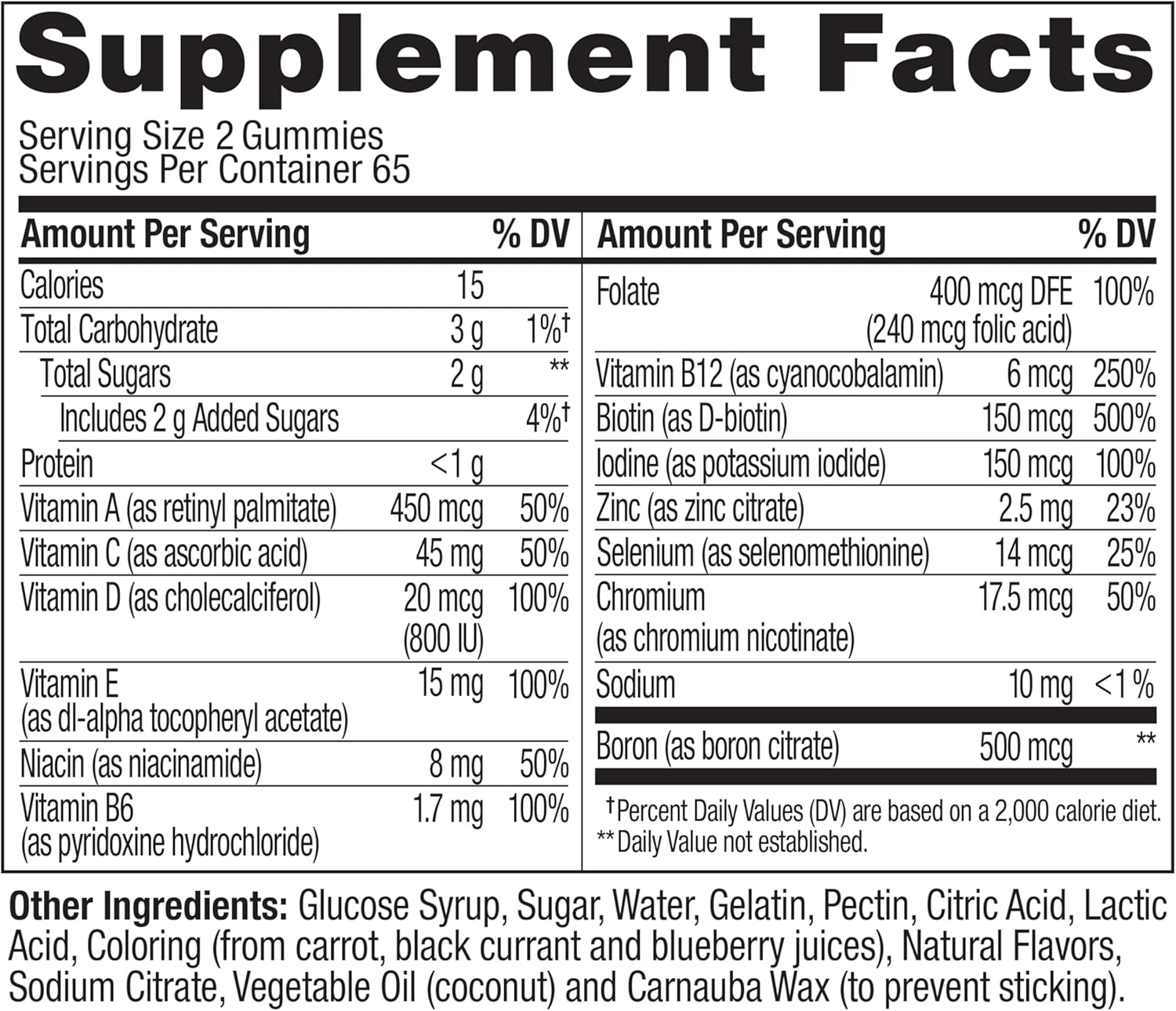 OLLY Women's Multivitamin Gummy, Women's Overall Wellness,* Vitamins A, C, D, E, Biotin, Folic Acid, Adult Chewable Supplement, Berry Flavored, 65 Day Supply - 130 Count - Image 8