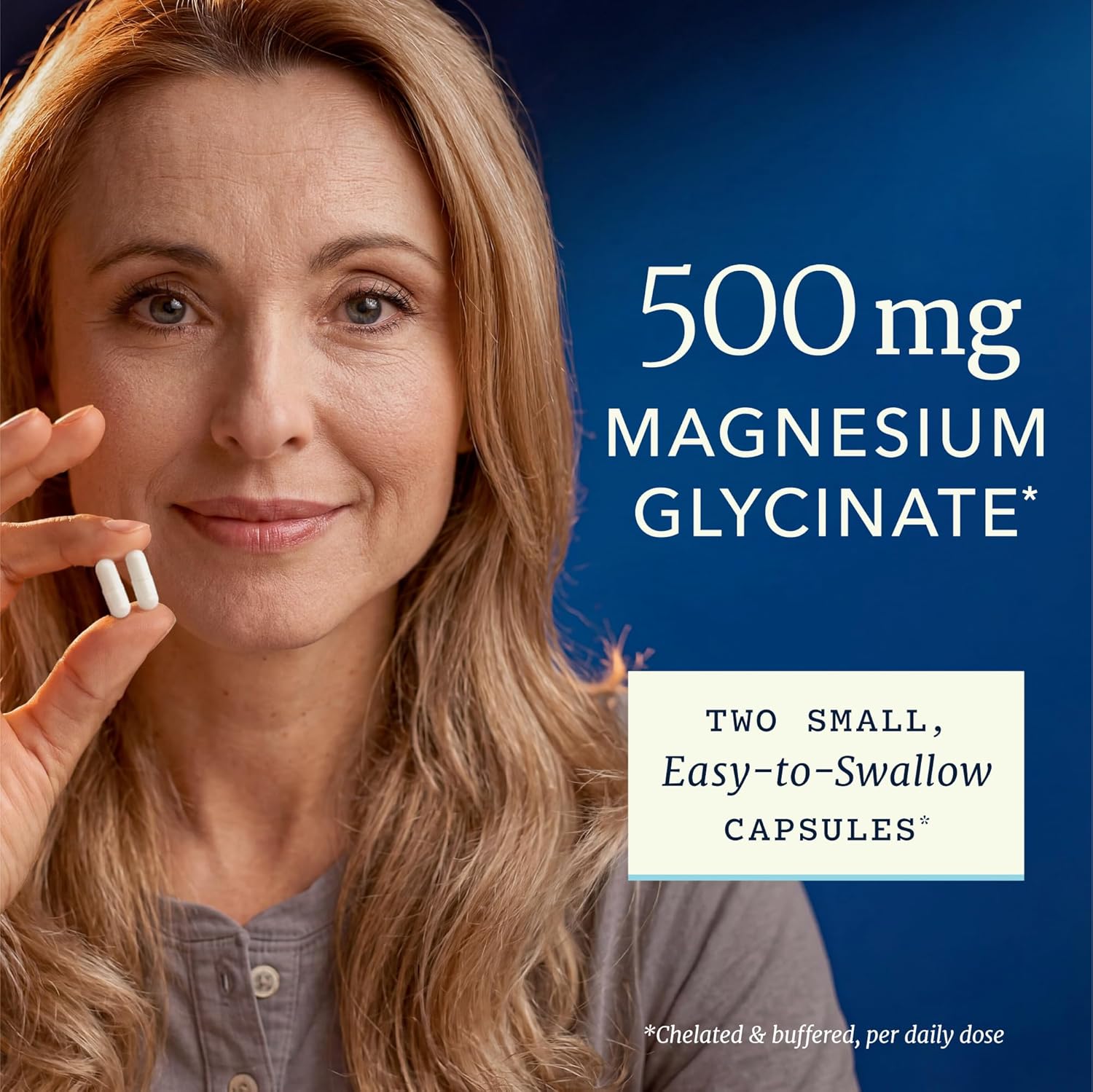 Magnesium Glycinate 500mg | High Absorption | Sleep, Muscle, Bone, Heart Health & Relaxation Support for Women & Men | Chelated Mag Glycinate | Magnesium Supplement | Vegan & Non-GMO | 120 Capsules - Image 3