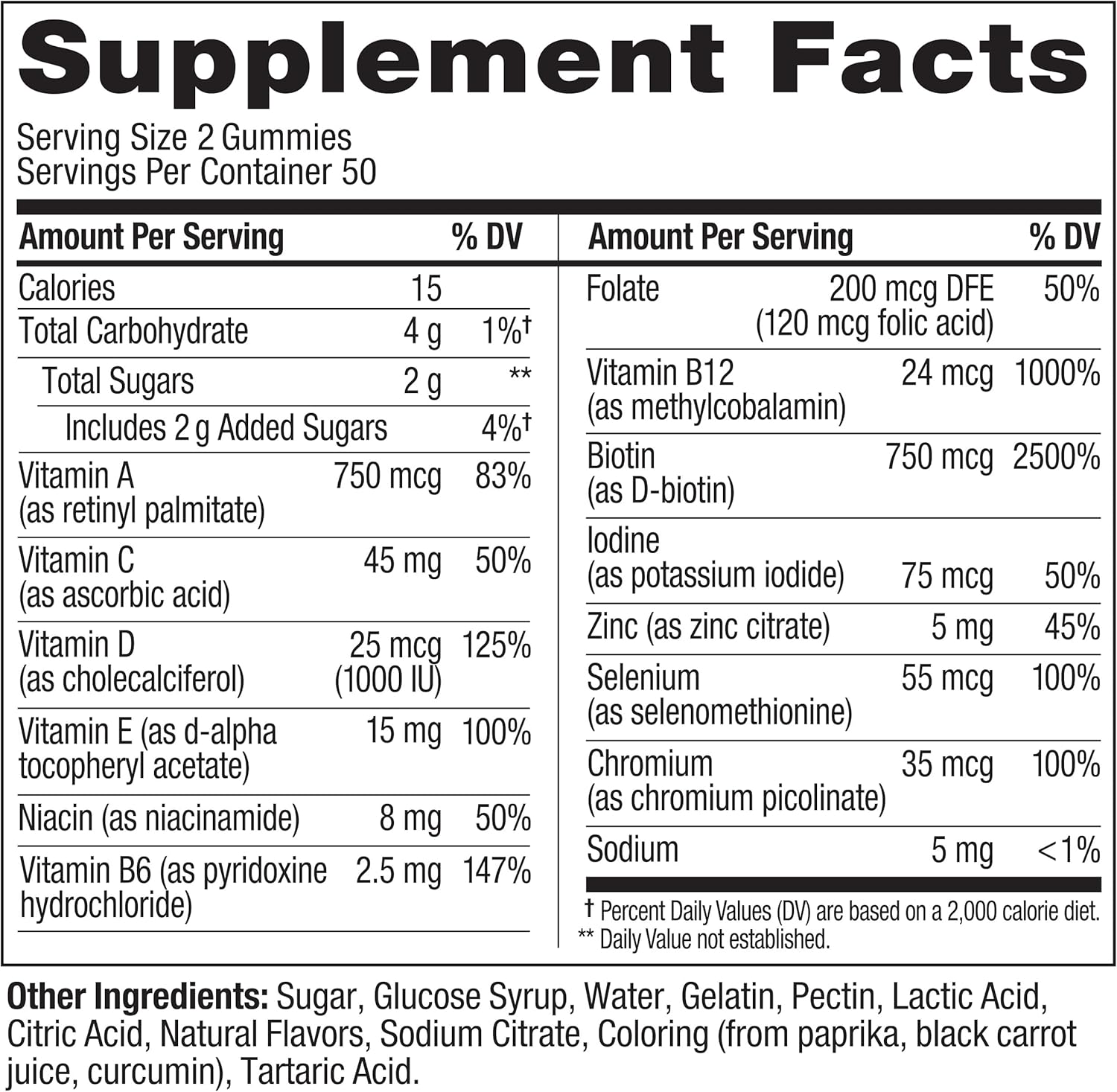 OLLY Teen Girl Multi Gummy, Healthy Skin and Immune Support,* Essential Vitamins, Biotin, Zinc, Chewable Multivitamin, Strawberry Melon Flavored, 50 Day Supply - 100 Count - Image 7