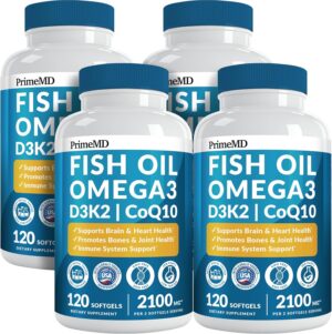 5-in-1 Fish Oil Omega 3 Fatty Suppl...