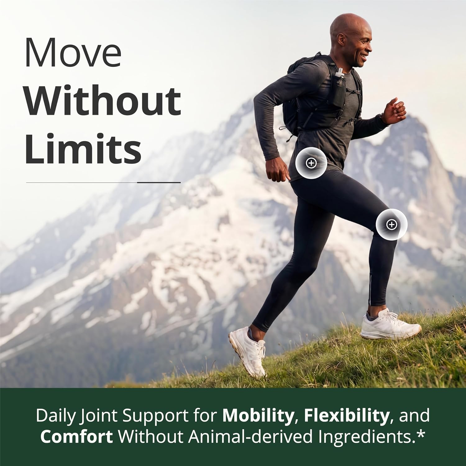 Vegan Glucosamine Chondroitin MSM – Joint Supplements for Men and Women with Glucosamine Sulfate 1500 mg – Joint Health Supplement for Cartilage, Mobility & Joint Support – 90 Capsules - Image 3
