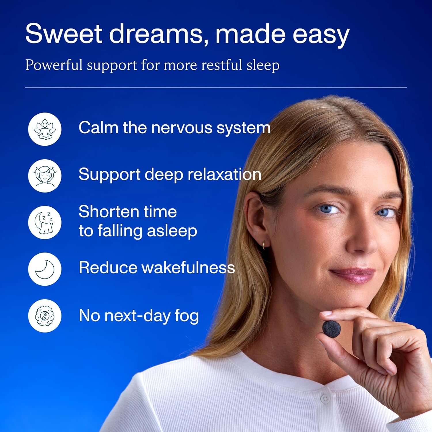 FOCL Sleep Gummies - Sleep Aid, Melatonin Gummies to Promote Calm Mind & Fall Asleep Faster - Gummy Supplement for Deep Sleeping - Sleeping Gummy for Adults - 30 ct, Sour Blue Raspberry - Image 2