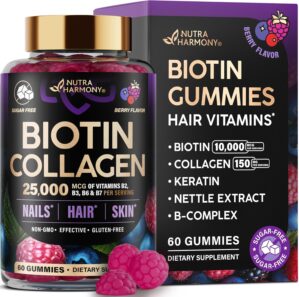 Biotin Gummies with Collagen –...