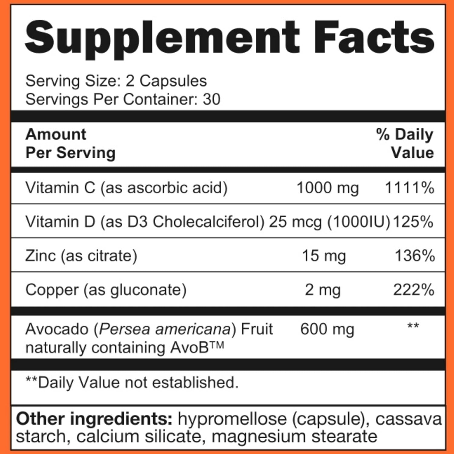 Metavo Immune Health - Natural Immune Support Supplement, Essential Zinc Supplements for Men & Women Enriched with Vitamin C, D & Copper, 60 Vegan Capsules, 30 Servings - Image 8