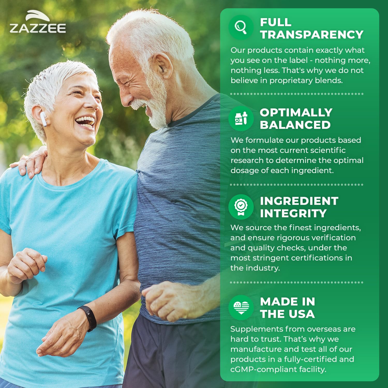 Zazzee USDA Organic Apple Cider Vinegar, With the Mother, 1800 mg per Serving, 150 Vegan Capsules, 50 Day Supply, Fermented ACV, Digestive Support Formula, All-Natural, Non-GMO, Made in the USA - Image 8