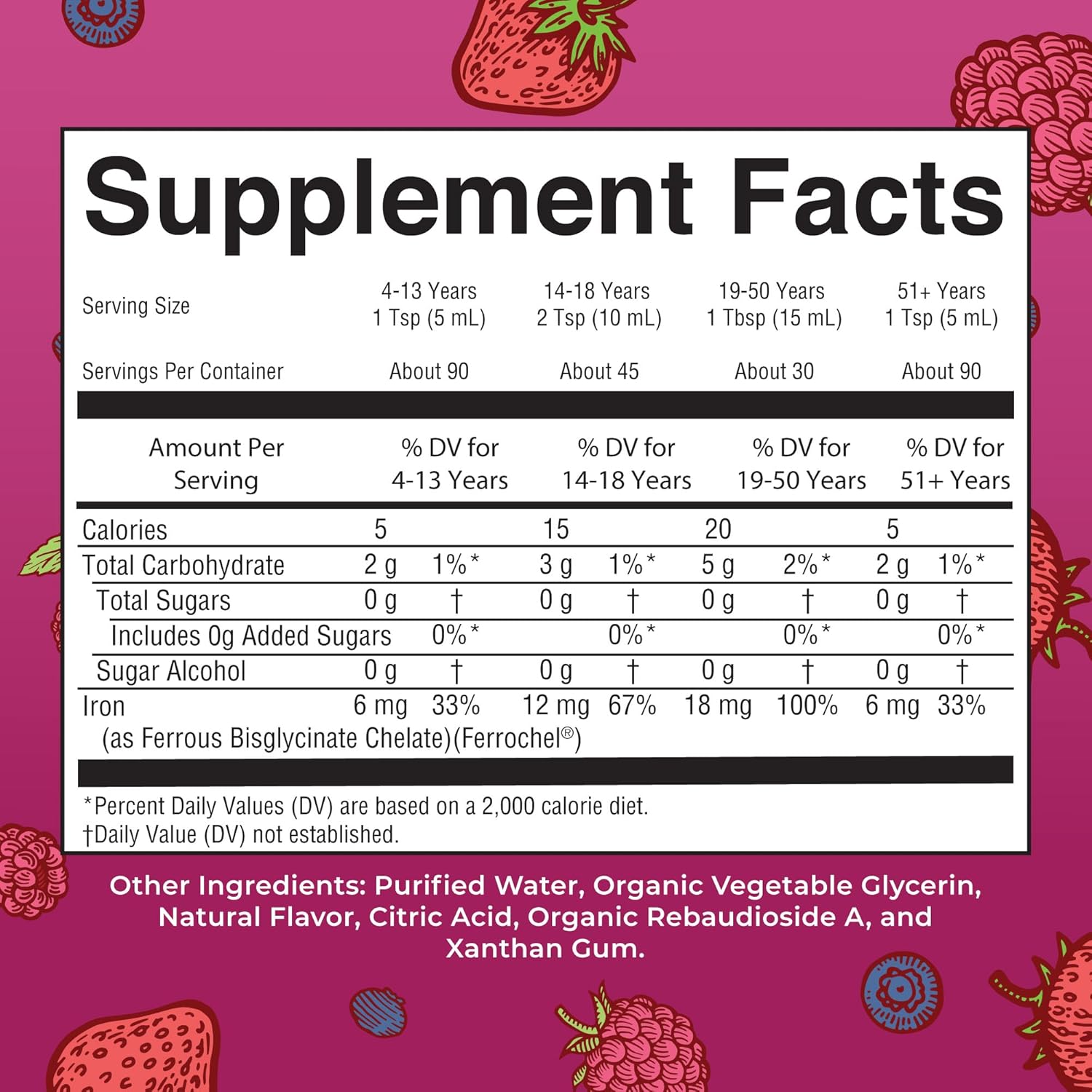 MaryRuth’s Liquid Iron | Iron Supplement for Women Men & Kids | Red Blood Cell Formation | Oxygen Support | Energy Metabolism | Ages 4 & Up | Sugar Free | Vegan | Non-GMO | Gluten Free | 15.22 Fl Oz - Image 2