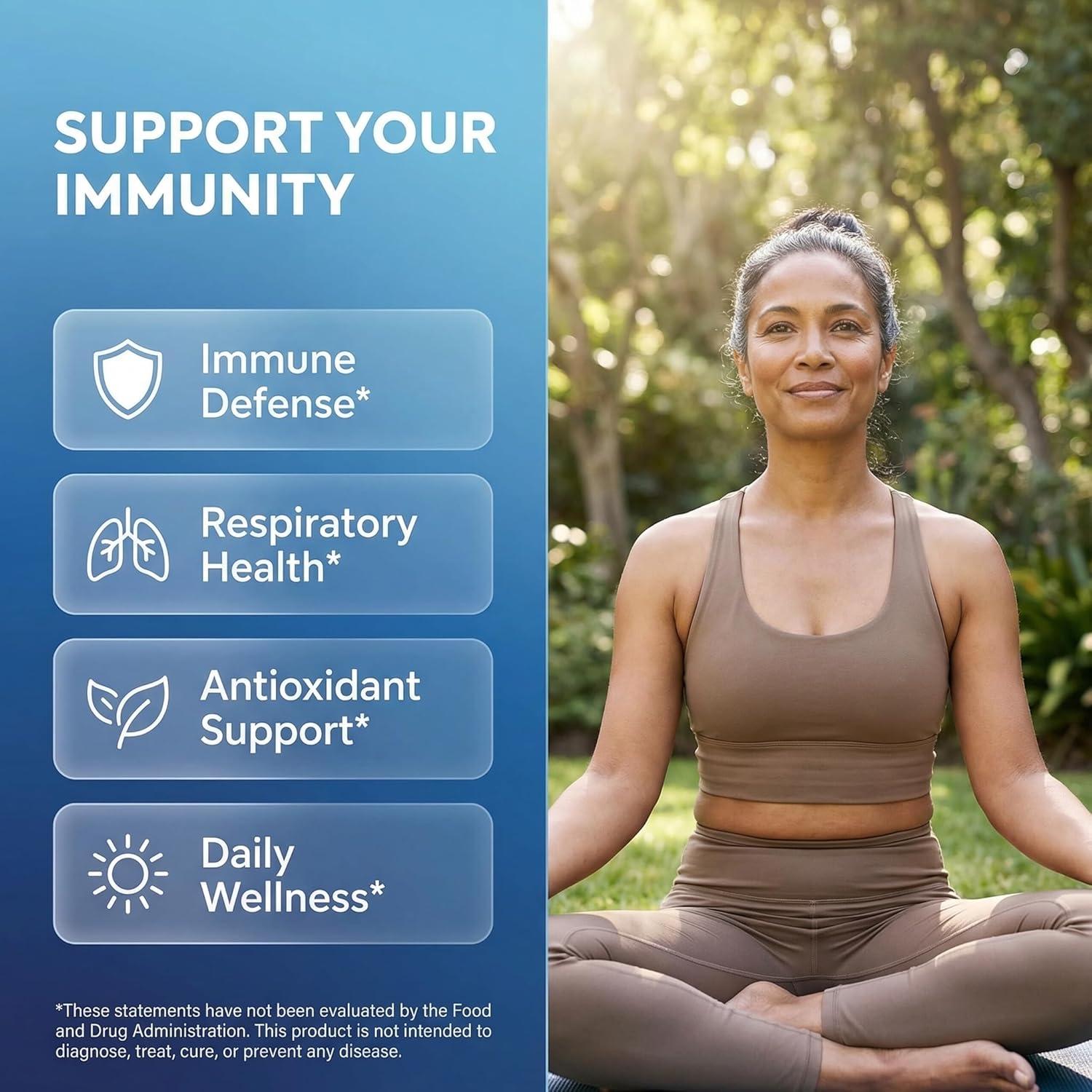 Clean Nutraceuticals Immune Defense Support Supplement 8 in 1 with Zinc 50mg Quercetin, VIT C 1000mg, Vitamin D3 5000 IU, Elderberry, Ginger - Immunity System Booster for Adults, Vegan - 60 Count - Image 2