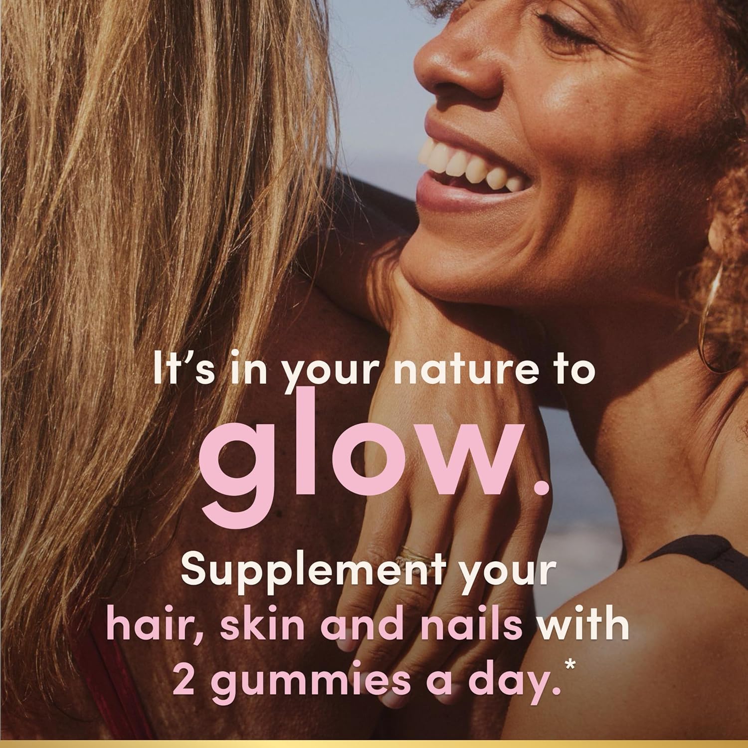 Nature's Bounty Optimal Solutions Hair, Skin and Nails Collagen Pectin Gummies, 100 mg Collagen and 2,500 mcg Biotin Per Serving, No Stick Gummy, Tropical Citrus Flavor, 200 ct, 100 Total Servings - Image 5