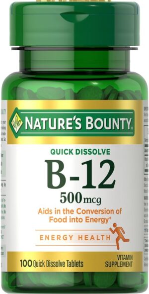 Nature’s Bounty Vitamin B12, ...