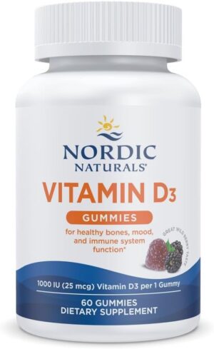 Nordic Naturals Vitamin D3 Gummies,...