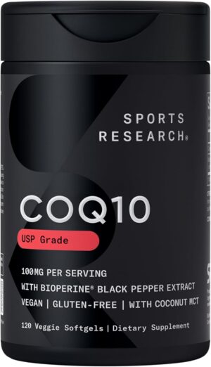 Sports Research CoQ10 (100mg) Enhan...