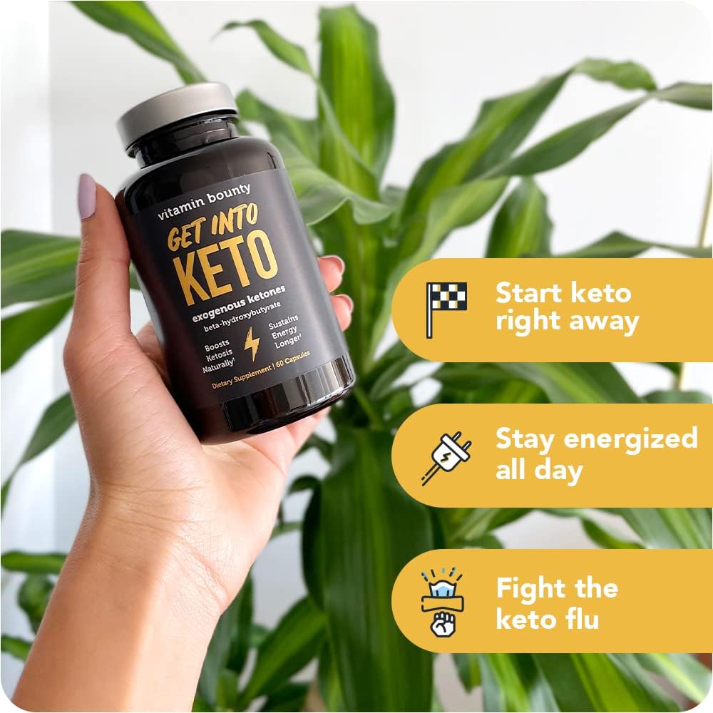 Vitamin Bounty Premium Raspberry Ketones Supplement - Keto Pills for Weight Loss - Promotes Ketosis & Metabolism Support - Keto Diet Aid - Energy Boost for Women & Men - 60 Capsules - Image 4
