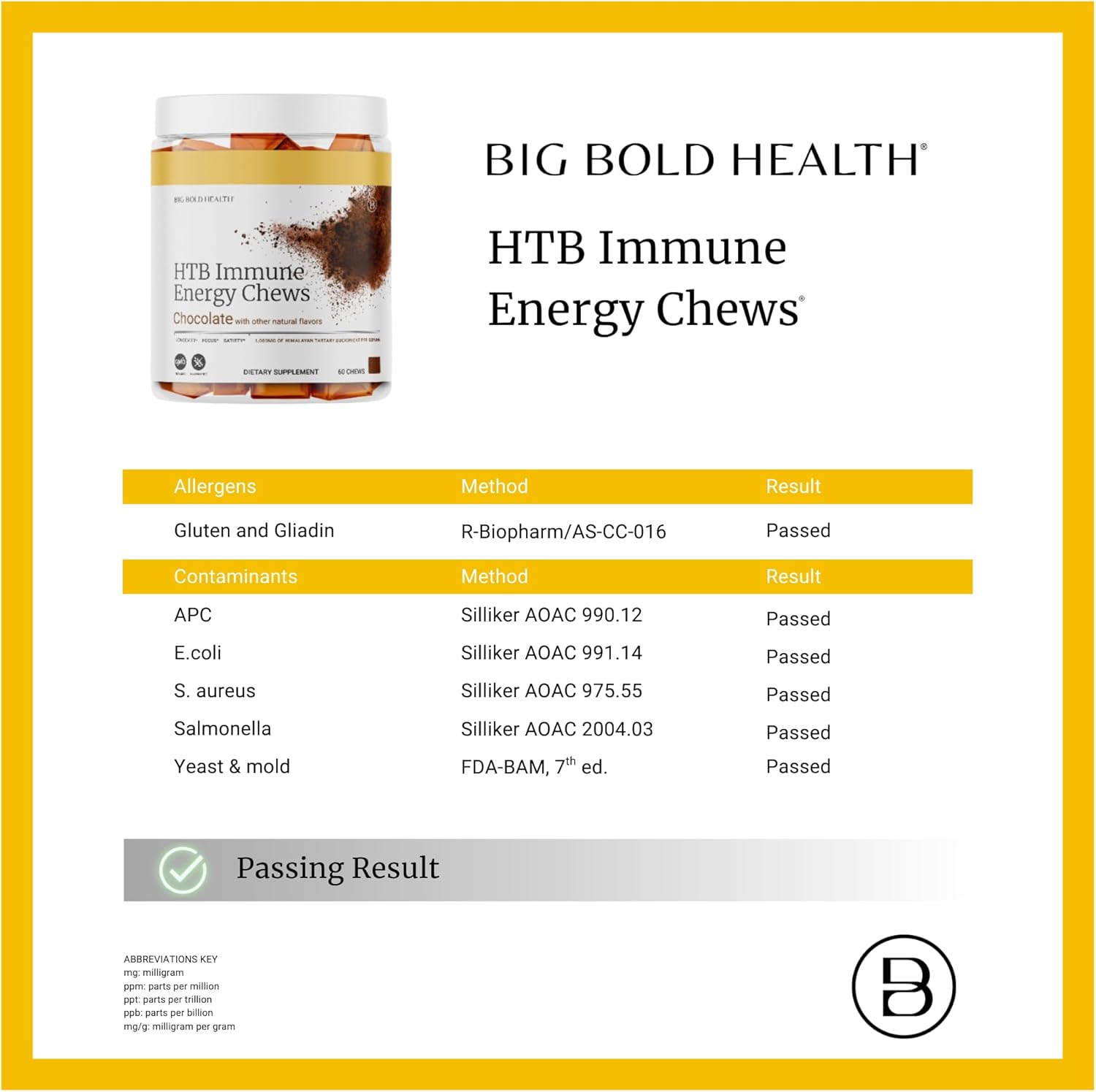 BIG BOLD HEALTH HTB Immunity Chews – Organic Himalayan Tartary Buckwheat Supplement to Support Natural Energy & Immune Function - Chocolate Flavor with Zinc, Magnesium & Vitamins (60 Chews) - Image 5