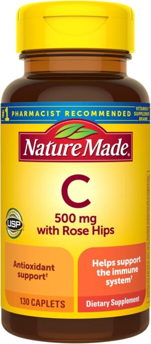 Nature Made Vitamin C 500mg with Ro...