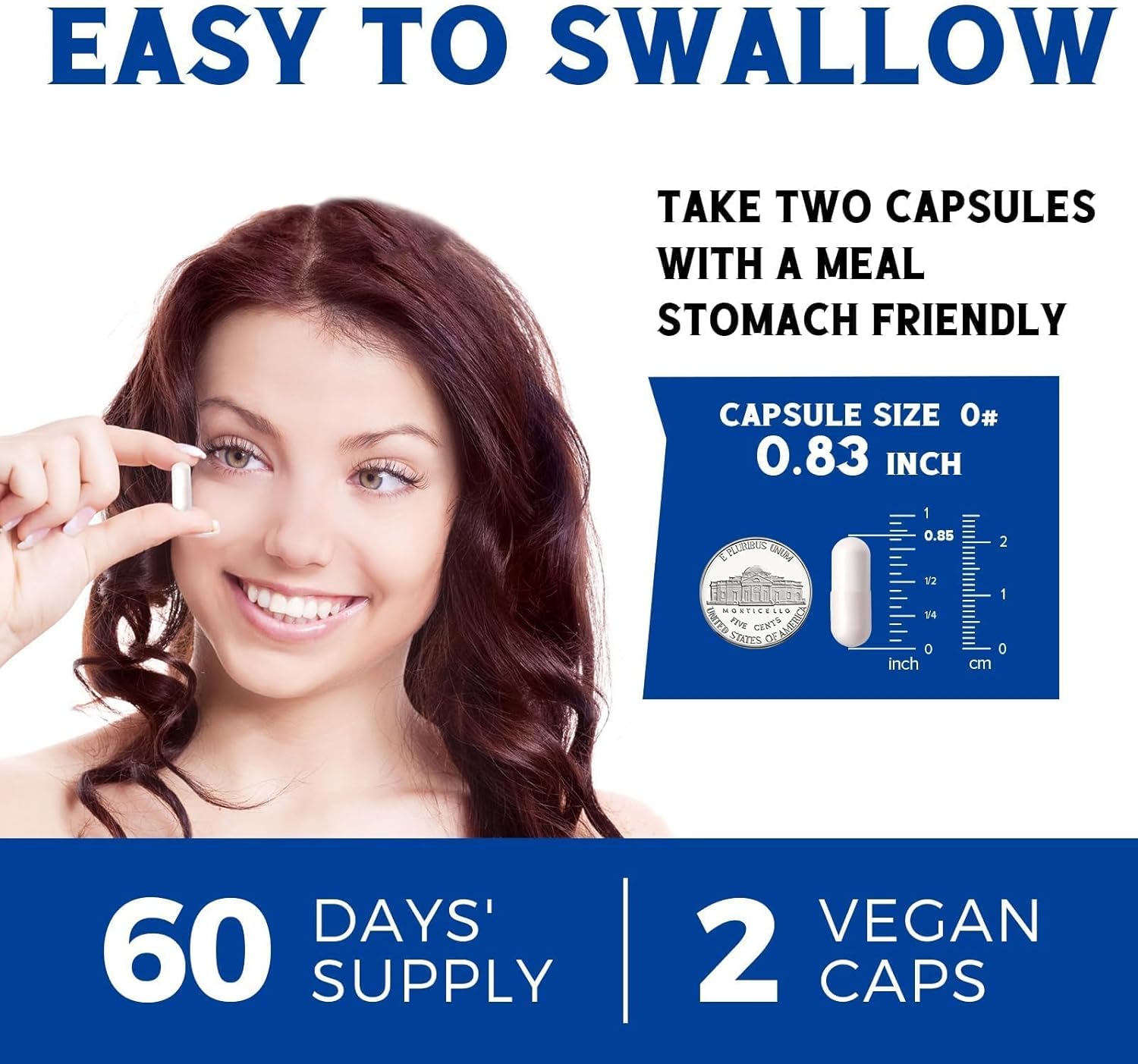 Vitalibre 10 in 1 Magnesium Complex, 420mg Elemental Magnesium | Ultra Strength, Max Absorption | Chelated Magnesium Supplement for Nerves, Bone & Heart Health | Non-GMO, 120 Vegan Capsules - Image 8