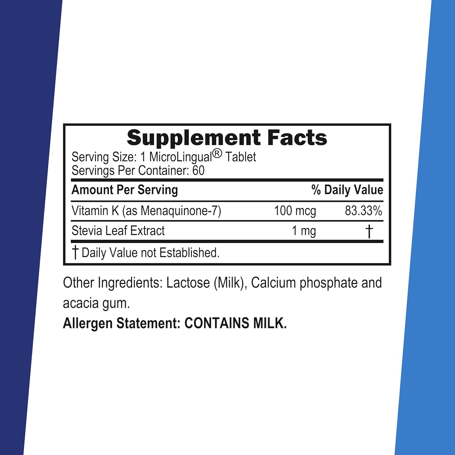 Superior Source Vitamin K2 MK-7 (Menaquinone-7) 100 mcg - Bone Strength & Health Support Supplement - Aids Healthy Heart Function - Bariatric-Friendly - 60 Sublingual Dissolving Tablets - Image 2