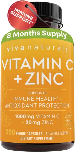 Viva Naturals 1000 mg Vitamin C and...