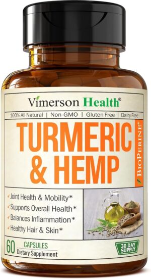 Turmeric Curcumin Supplement with H...