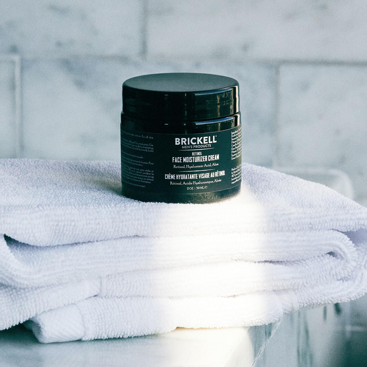 Brickell Men's Retinol Face Moisturizer Cream For Men, Anti-Wrinkle Face Night Cream with Retinol, Hyaluronic Acid, and Vitamin E To Reduce Fine Lines and Even Skin Tone, Fragrance-Free, 2 Ounce - Image 5