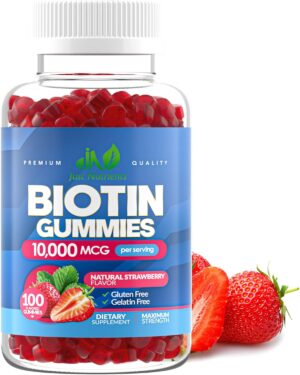 Biotin 10,000mcg Gummies for Hair G...