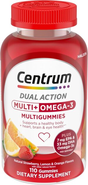 Centrum MultiGummies Multi+ Omega 3...