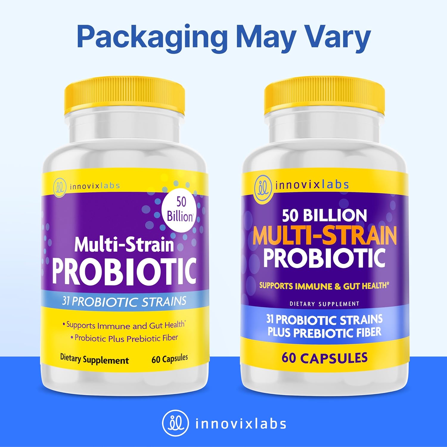 InnovixLabs Multi Strain Probiotics for Women & Men - Probiotic Supplement - 50 Billion CFU - Gut Health, Immune Support, Digestion, Lactobacillus Acidophilus, Prebiotics and Probiotics, 60 Capsules - Image 9