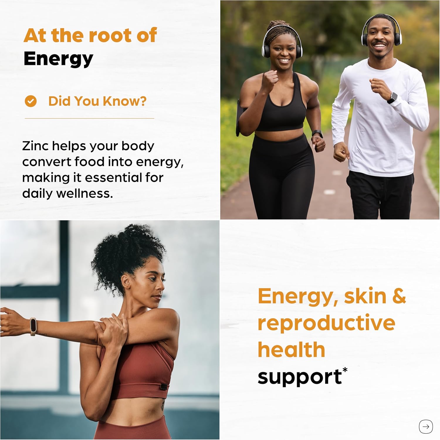 Zinc 50mg Capsules for Men and Women, 120 Count | Highly Absorbable Zinc Supplements for Immune System Support | Zink 50 mg Mono Methionine Chelated Complex |Helps with Skin Health & Overall Immunity - Image 3