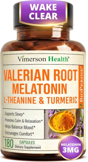 Melatonin 3mg + Valerian Root for S...