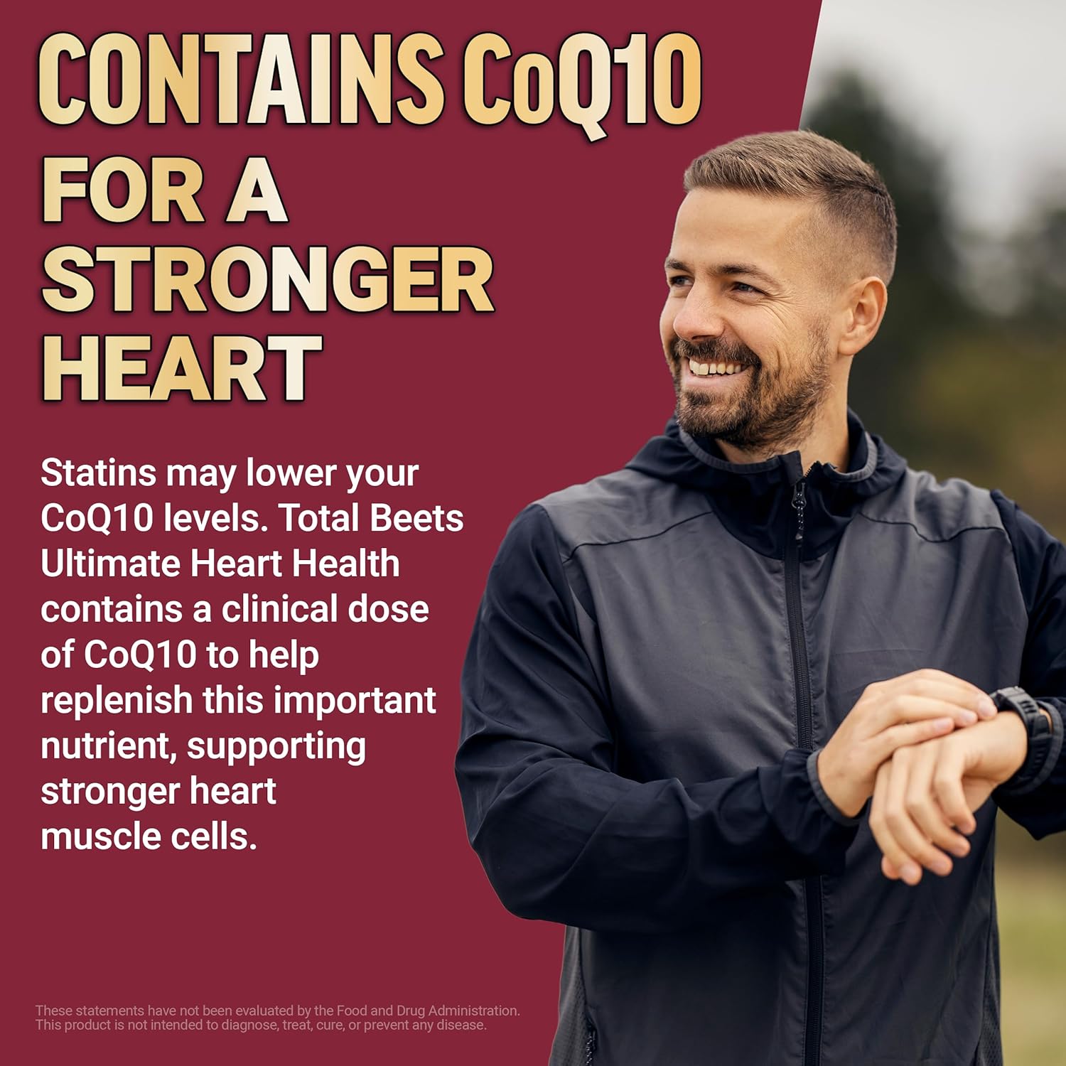Force Factor Total Beets Ultimate Heart Health Chews for Blood Pressure Support, with Beetroot Powder, CoQ10, B Vitamins & Grapeseed Extract for Blood Flow & Energy, Pomegranate Berry, 60 Soft Chews - Image 5