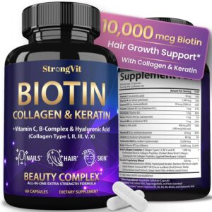 StrongVit Biotin with Hyaluronic Ac...