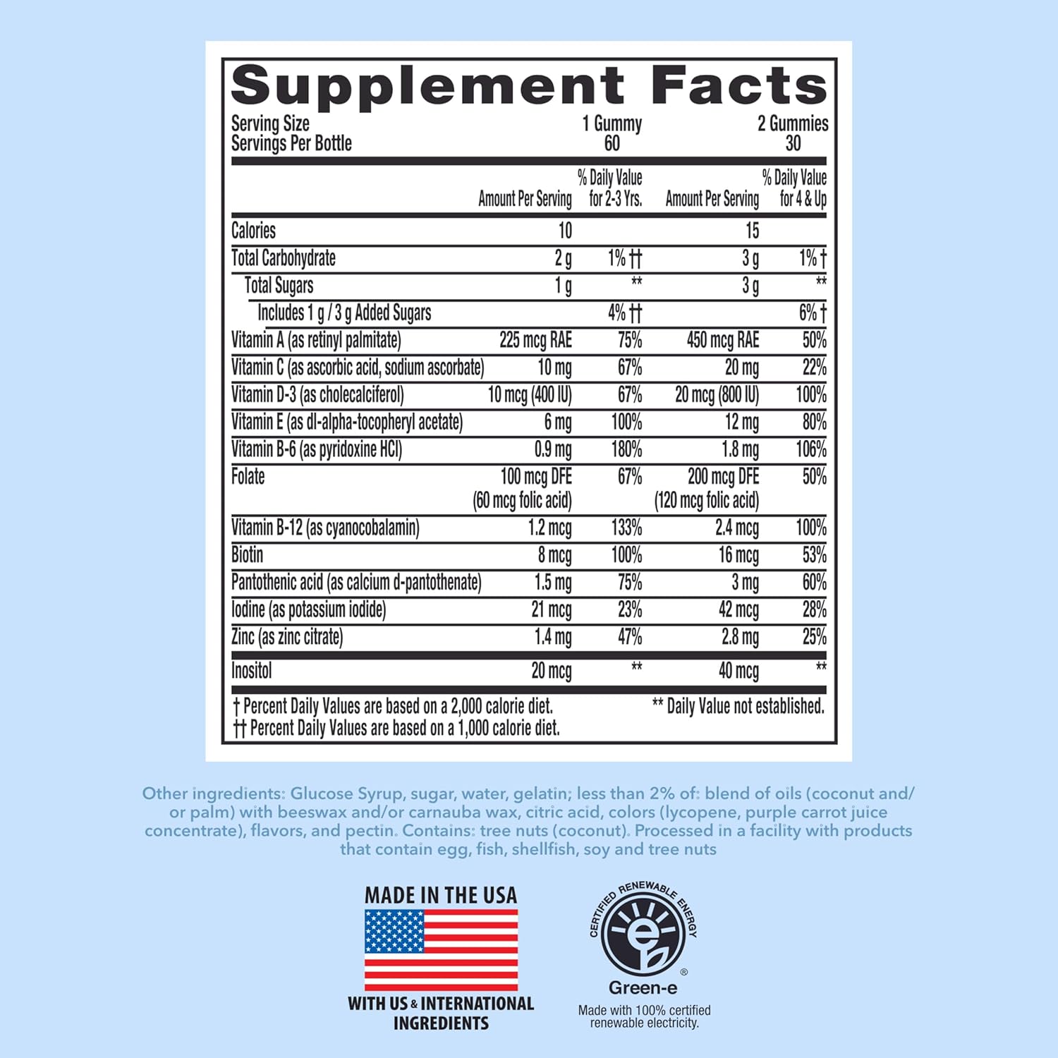L'il Critters Frozen Daily Kids Multivitamin Gummies Assorted Berry Flavors for Ages 2+ Toddlers and Kids, Disney Multivitamin Gummies with 11 Essential Nutrients, 30-60 Day Supply, 60 Gummies - Image 6