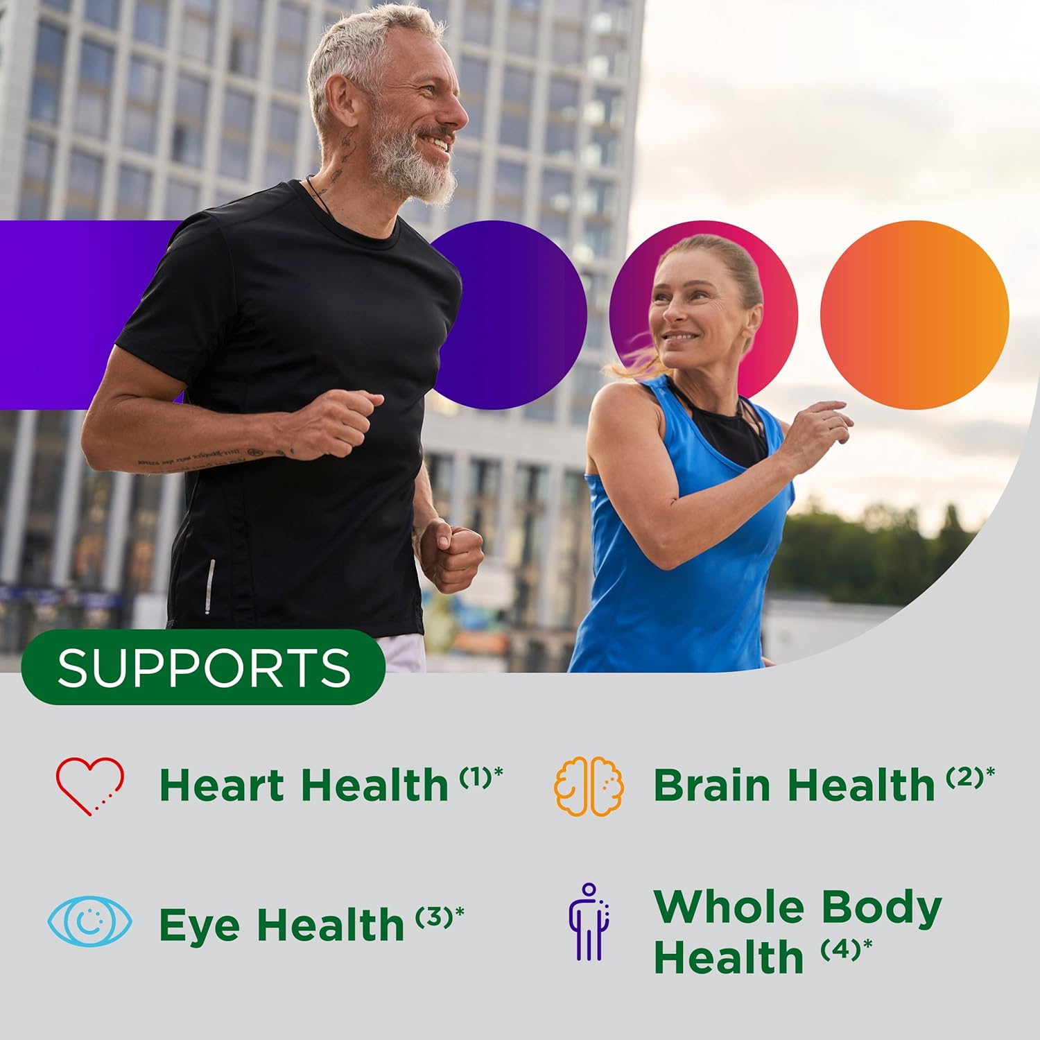 Centrum Silver Multivitamin for Adults 50 Plus, Multivitamin/Multimineral Supplement, Vitamin D3, B Vitamins, Gluten Free, Non-GMO Ingredients, Supports Memory and Cognition in Older Adults - 220 Ct - Image 2