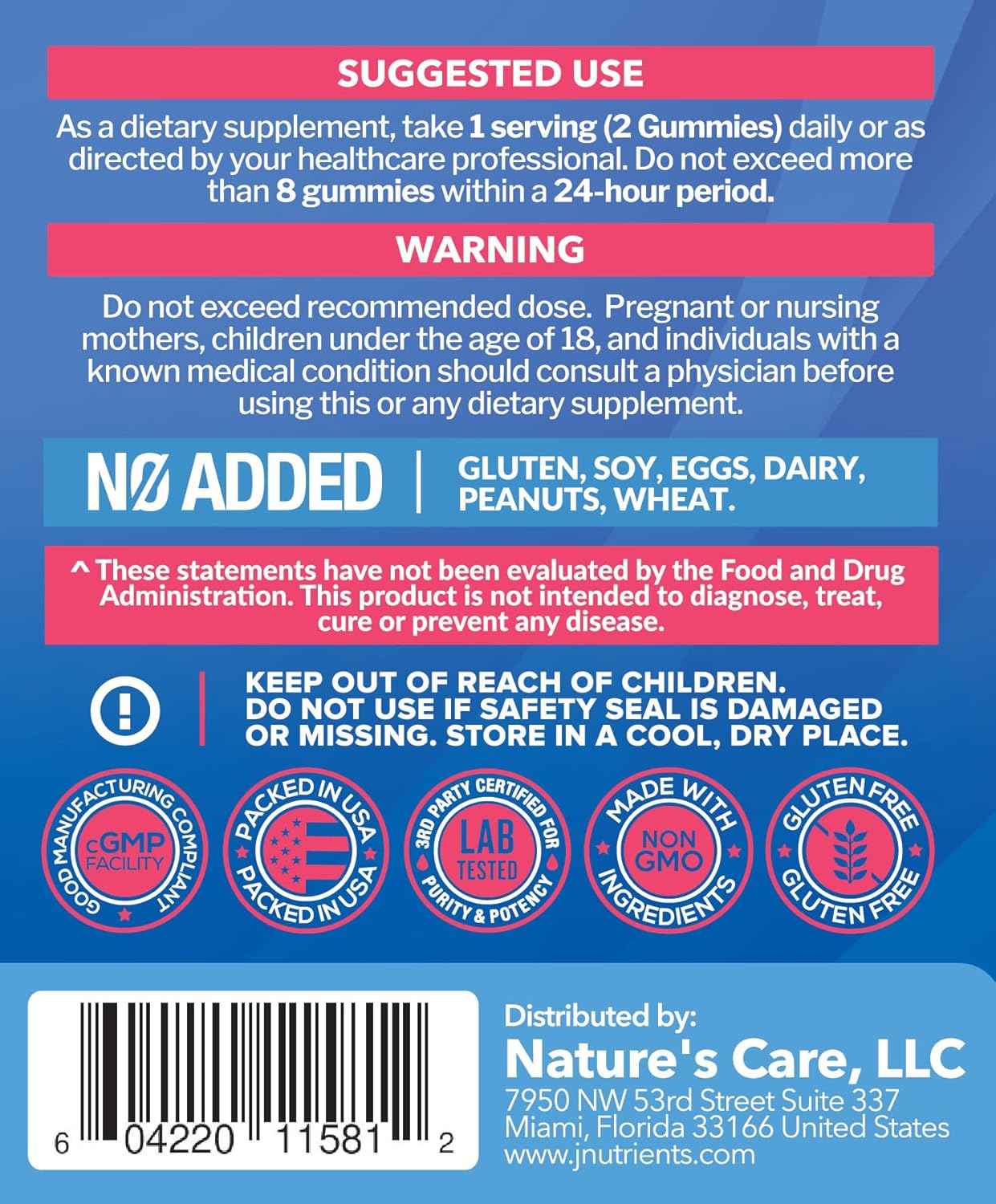 Biotin 10,000mcg Gummies for Hair Growth, Skin & Nails (100 Count) - 2x Maximum Strength Biotin Vitamins for Women & Men - Gluten-Free, Vegan, Great Tasting Strawberry Flavor - 100 Gummies - Image 5