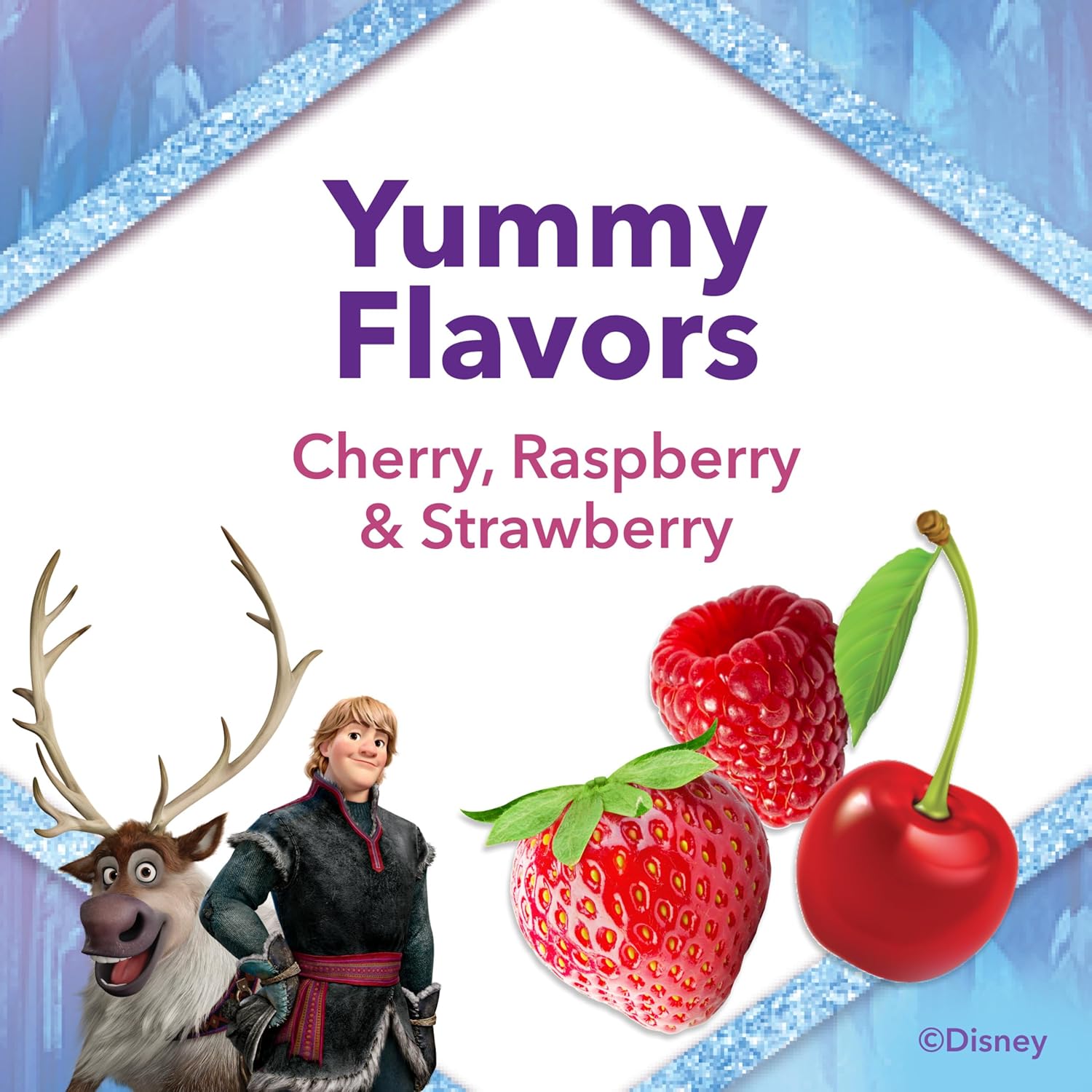 L'il Critters Frozen Daily Kids Multivitamin Gummies Assorted Berry Flavors for Ages 2+ Toddlers and Kids, Disney Multivitamin Gummies with 11 Essential Nutrients, 30-60 Day Supply, 60 Gummies - Image 5