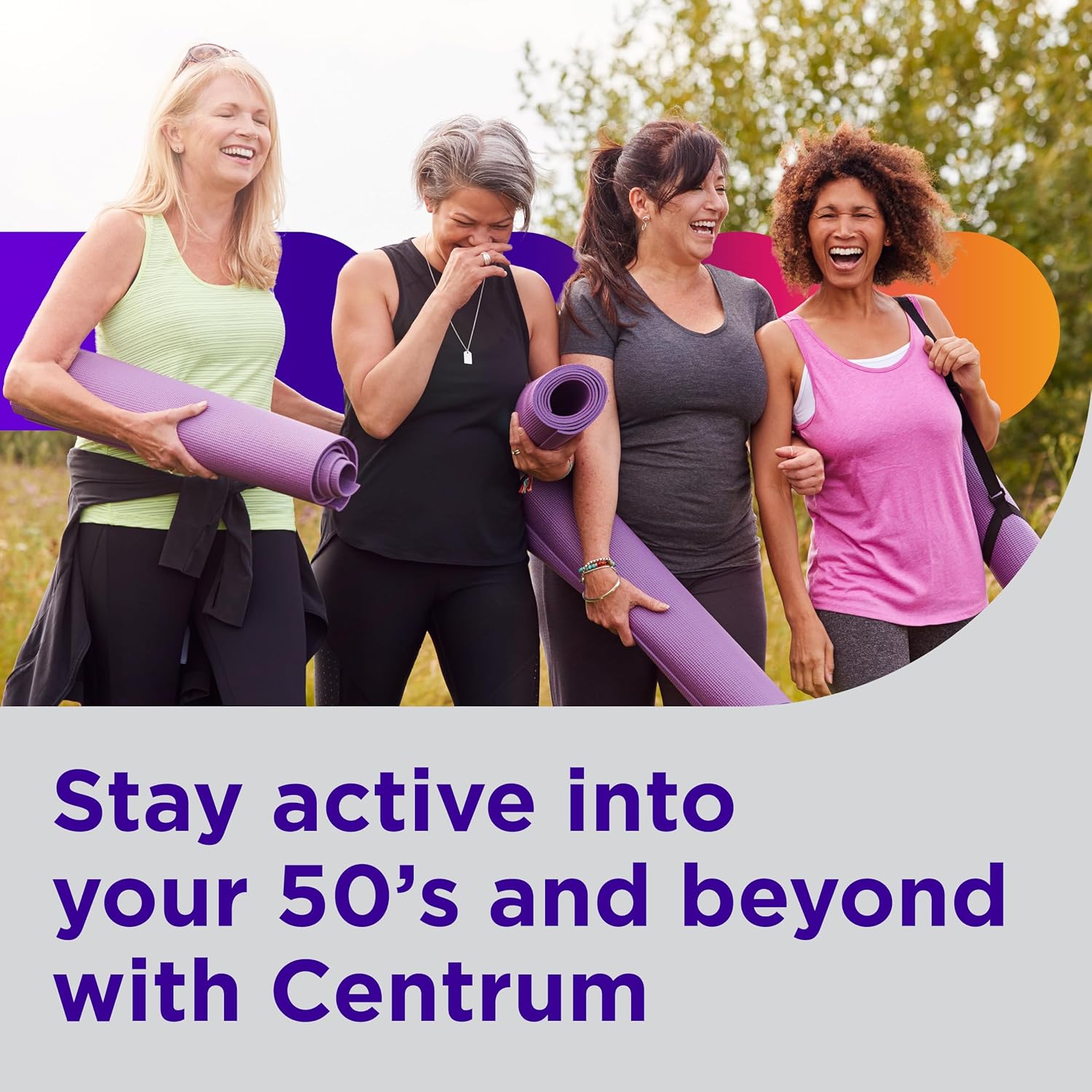 Centrum Silver Women's Multivitamin for Women 50 Plus, Multivitamin/Multimineral Supplement with Vitamin D3, B Vitamins, Non-GMO Ingredients, Supports Memory and Cognition in Older Adults - 100 Ct - Image 7