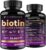VITBOOST Biotin with Hyaluronic Acid, Collagen and Keratin – 25000 mcg Hair Growth Vitamins for Men and Women – Nails and Skin, USA Made – Third Party Tested, B1, B2, B3, B6, B7 Complex – 60 Capsules