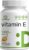 Vitamin E Supplements, 1,000 IU Per Serving, 240 Softgels – Extra Strength Antioxidant Protection – Bioavailable Stable Form – Skin, Heart, Brain, & Immune Support – Non-GMO