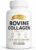 SIRUNES Bovine Collagen Supplements for Men and Women I Hydrolyzed Grass Fed Bovine Collagen Peptides Dietary Supplement for Joint, Nerve & Bone Support – Non-GMO, Anti-Aging – 100 Capsules